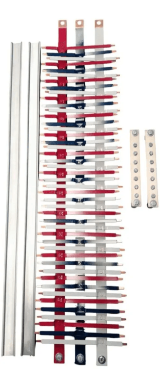 Kit Barramento Trifásico 300_400a 90 Posições Ate 63a